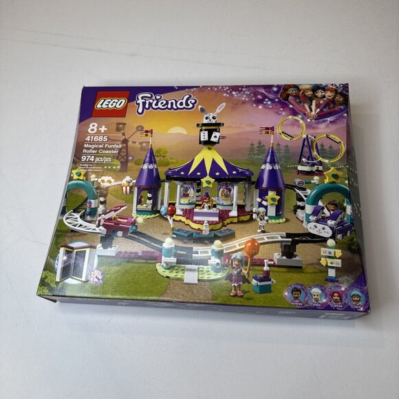 LEGO FRIENDS: Magical Funfair Roller Coaster (41685) Factory Sealed - Picture 1 of 2